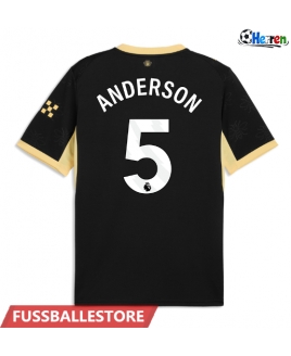 Günstige Manchester City Elliot Anderson #5 Auswärtstrikot 2026-27 Kurzarm